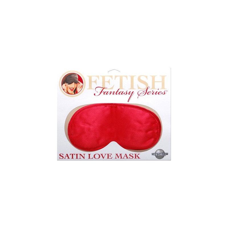Satin Love Mask - Máscara Roja