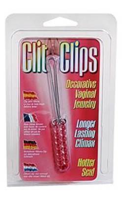 Clit Clips Piercing Vaginal Rojo