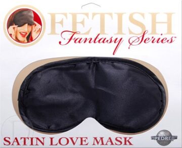 Satin Love Mask - Máscara Negra