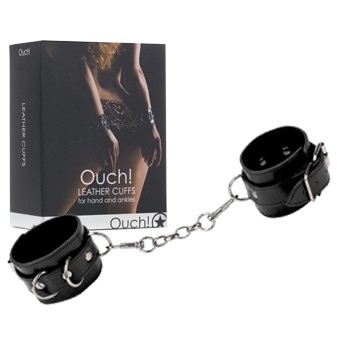 Esposas Leather Cuffs Ouch