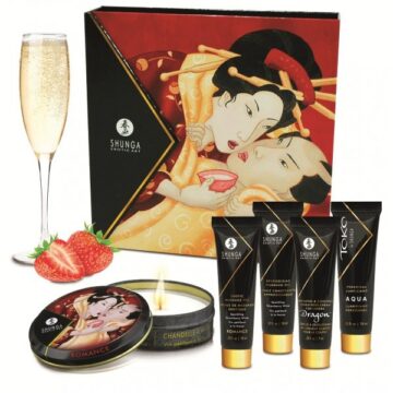Kit Secrets Shunga Fresa
