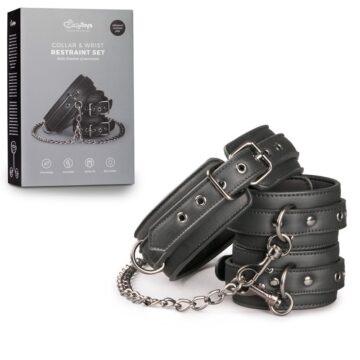 Collar/Esposas Cuero Arpon Easy