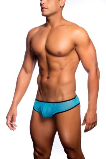 Boxer Cachetero Malla Azul