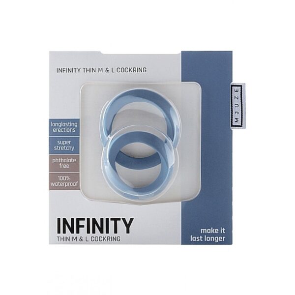 Set Anillos Infinity 28-35 Silicona