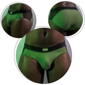 Slip Verde Lycra Macho MS23