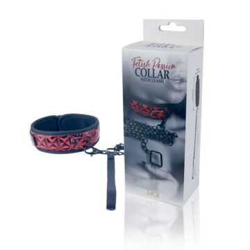 Collar C/Cadena Charol Rojo BTB