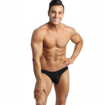 Tanga Hombre Petrol Negro Anais