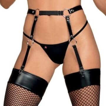 Arnes Garter Belt Cuero A741 Obsessive