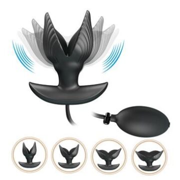 Plug Inflable Vibrador Manson Usb Pretty