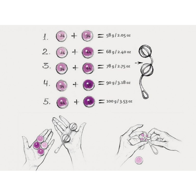 Bolas Chinas Gvibe 2 Intercambiable - Imagen 3