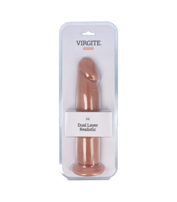 Dildo Real Silicona Dual Layer 24cm R26 Virgite - Imagen 2
