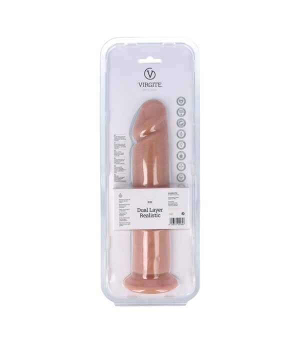 Dildo Real Silicona Dual Layer 24cm R26 Virgite - Imagen 3