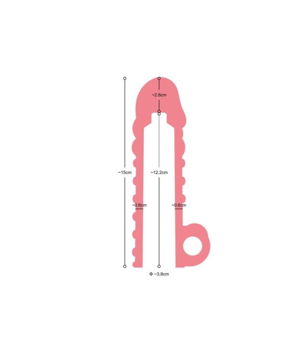 Funda Pene con Vibración S11 15,5cm - Imagen 3