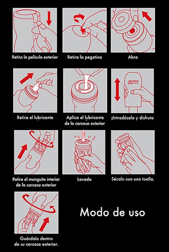 Masturbador Air Tech Extraible Tenga - Imagen 2