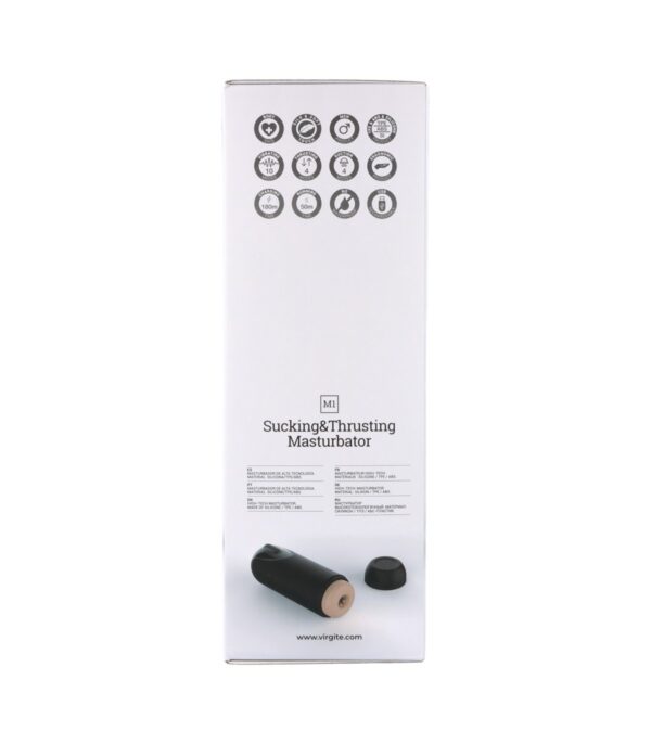 Masturbador Vibrador Con Succión M1 Virgite - Imagen 3