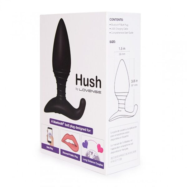 Plug Vibrador Hush C/App Lovense - Imagen 2