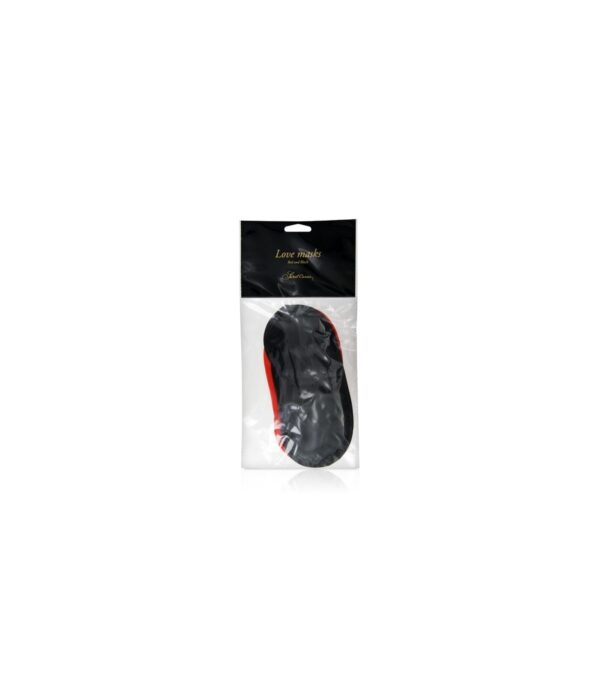 Set 2 Antifaces Rojo/Negro Sweet Caress - Imagen 2