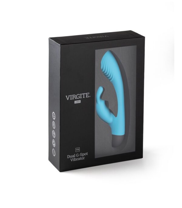 Vibrador Conejo V6 Estriado Virgite - Imagen 2