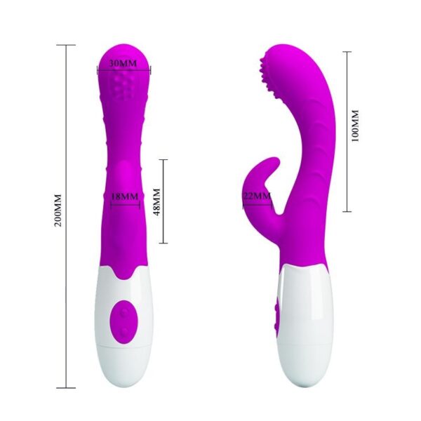 Vibrador Doble Bruno Pretty Love - Imagen 2