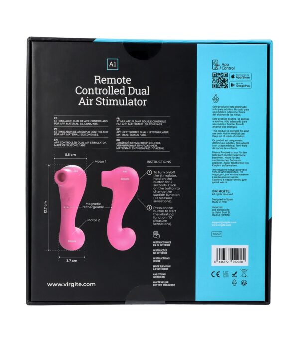 Vibrador Succionador con App A1 Virgite - Imagen 5