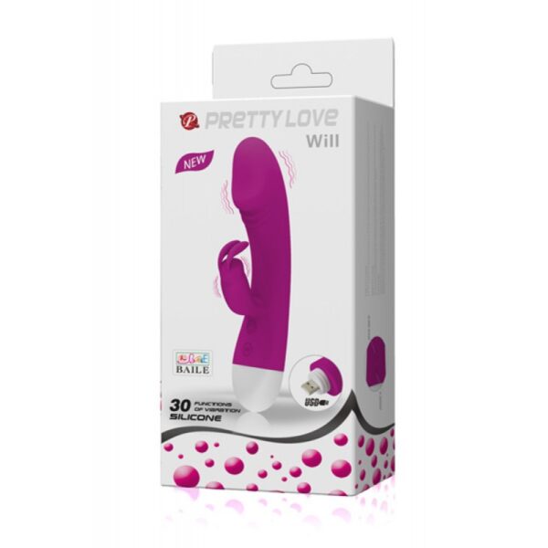 Vibrador Will Recarga Rabbit Pretty - Imagen 2