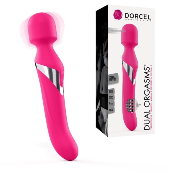Vibrador/Rotador Wand Dual Recar Dorcel - Imagen 3