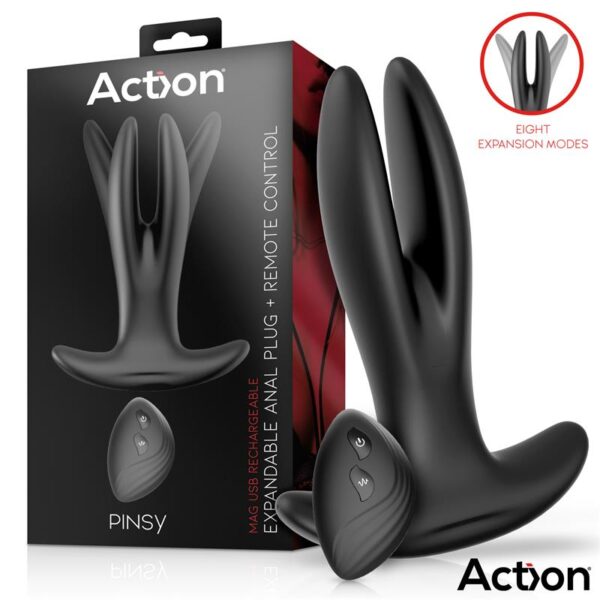 Plug Vibrador Pinsy Aletea Action