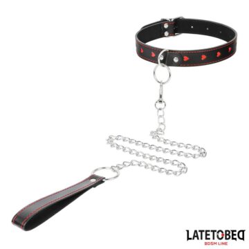 Collar C/Correa NG/RJ Heart Lateto