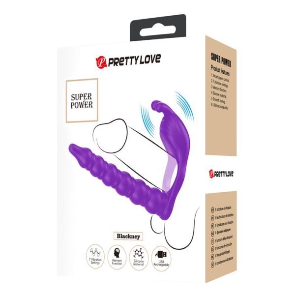 Anillo Vibrador Doble Trouble Blackney PT - Imagen 2
