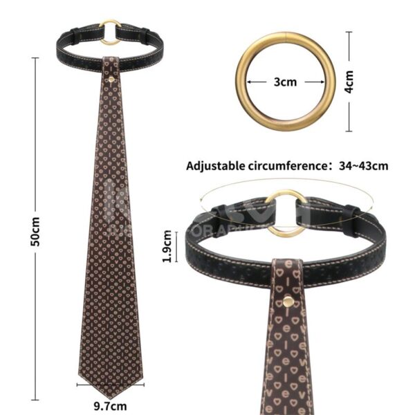 Collar Corbata Larga Rebellion Love - Imagen 2
