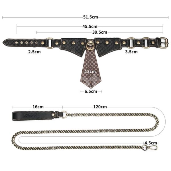 Collar C/Correa Tie Rebellion Love - Imagen 2