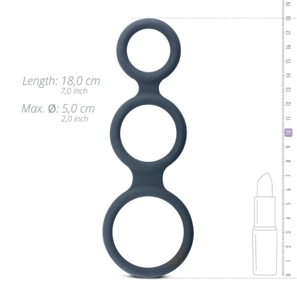Anillo Triple Silicona Triplex Bonner - Imagen 2