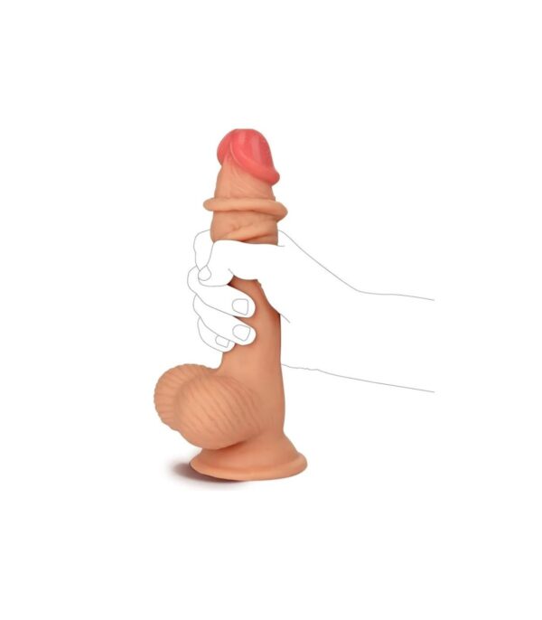 Dildo Piel Ventosa 22 9' Novel - Imagen 2