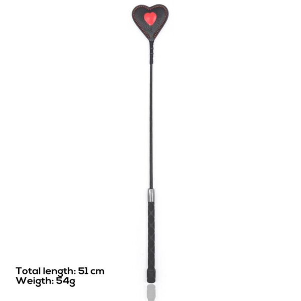 Fusta Corazon Simil Piel Lateto - Imagen 4