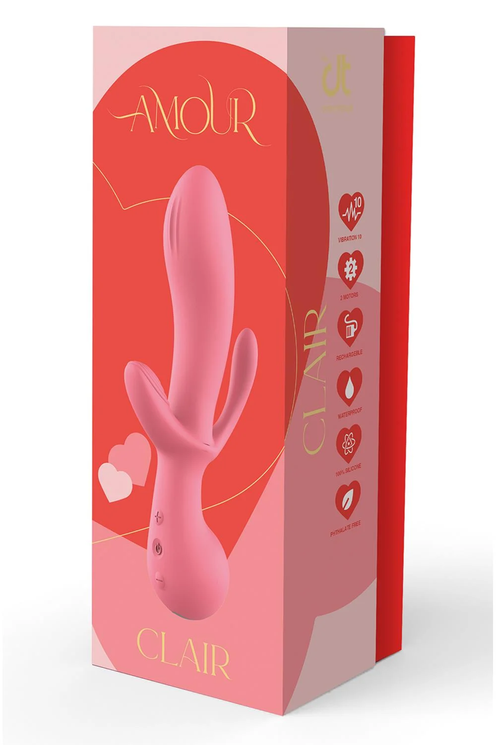 Vibrador Triple Claire Regulable Dream