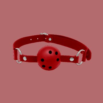 Mordaza Transpirable Roja 4'5 Alive