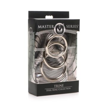 Set 3 Anillos Metal Trine Master