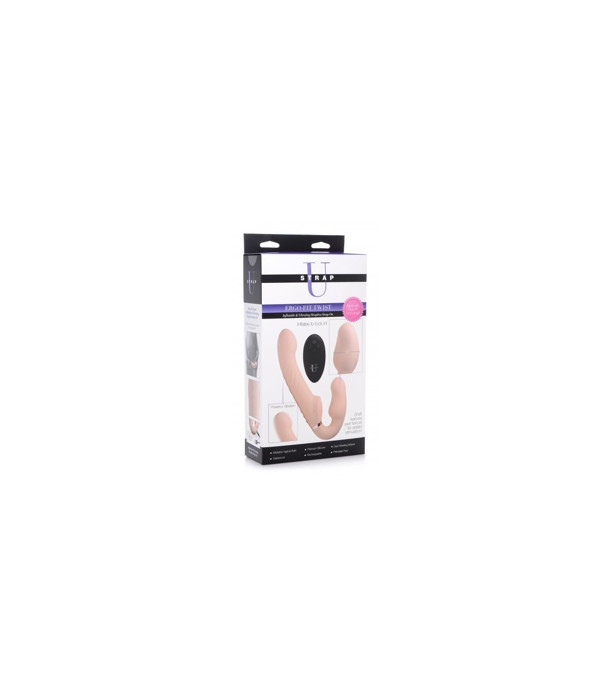 Arnes Vibrador Inflable Evoke Mando Usb - Imagen 3