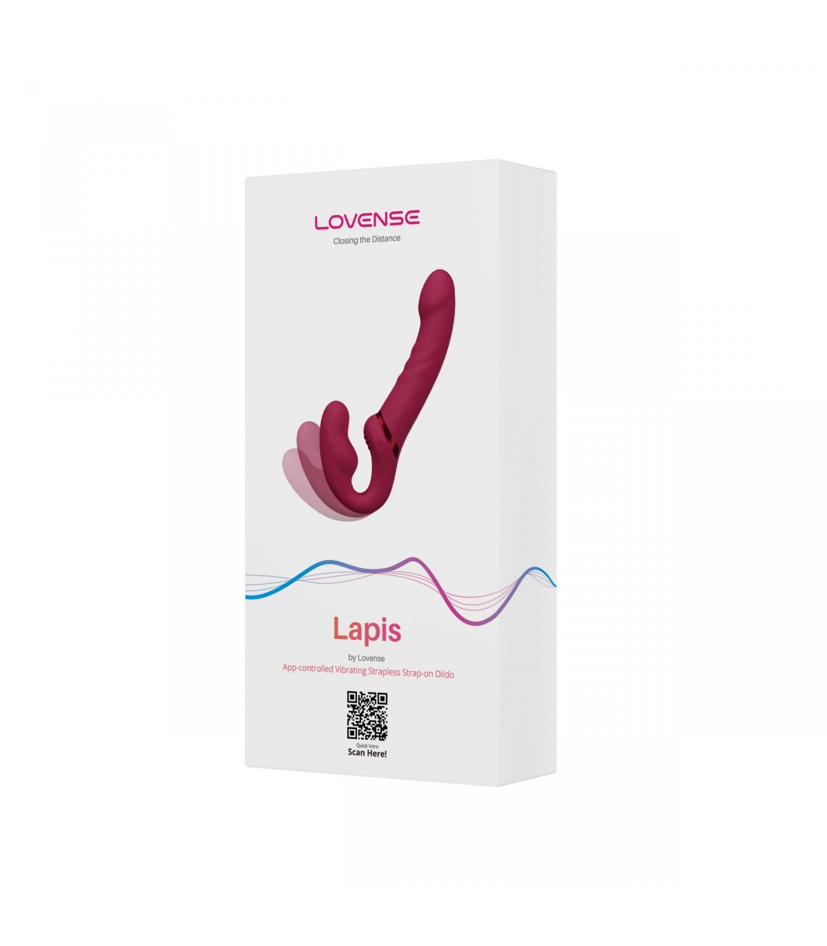 Arnes Doble Vibrador Lapis C/App Lovense