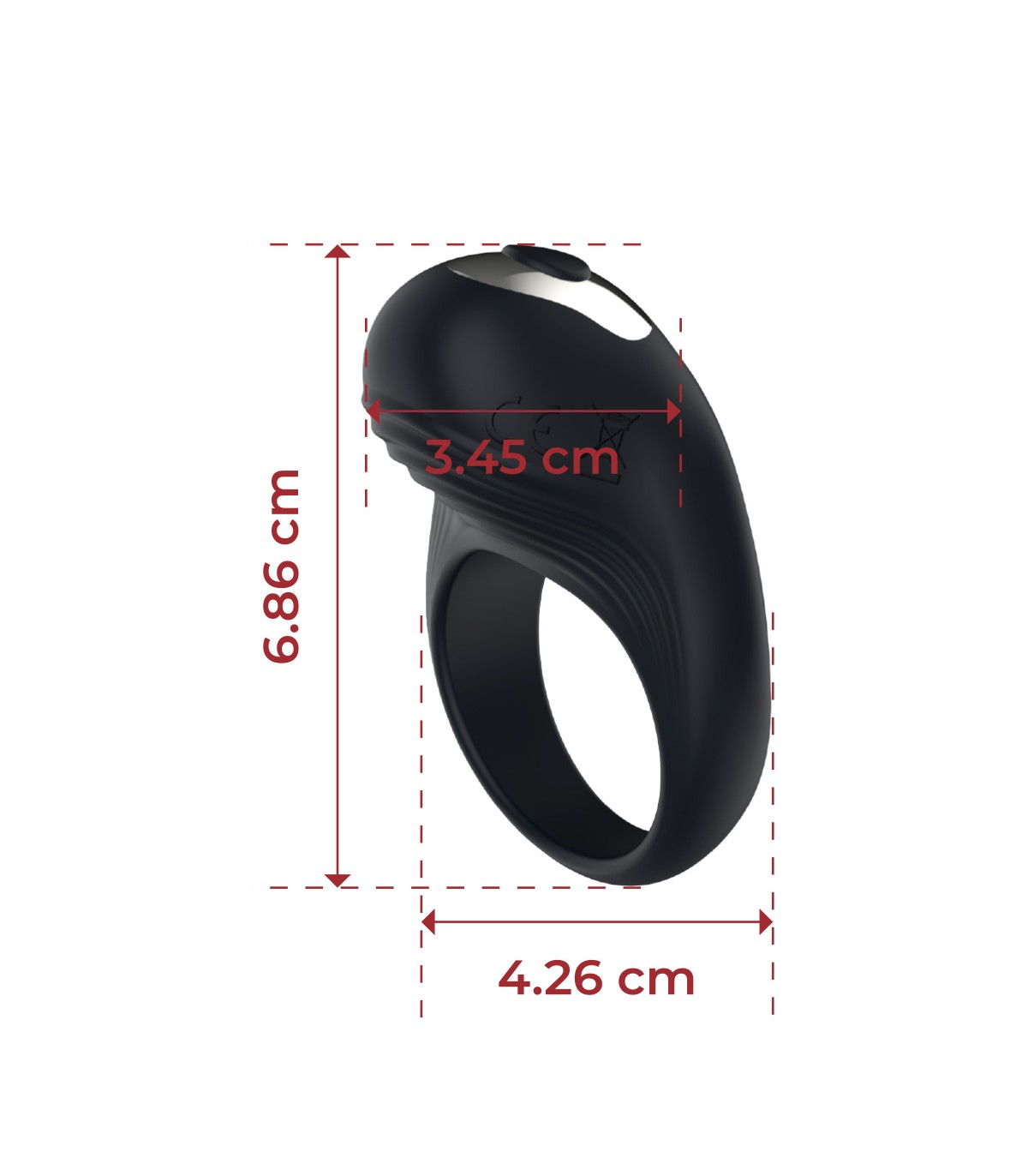 Anillo Vibrador Usb Loop Virgite - Imagen 3