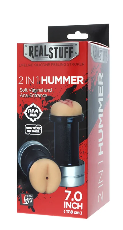 Masturbador 2 in 1 Hummer Pesa Realstuff