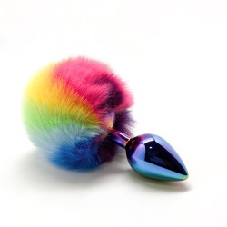 Plug Metal Cola Conejo Multicolor Filippi M Wo