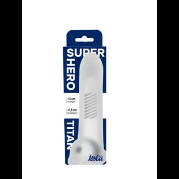 Funda Pene C/Aro Transparente +3 Titan Lola