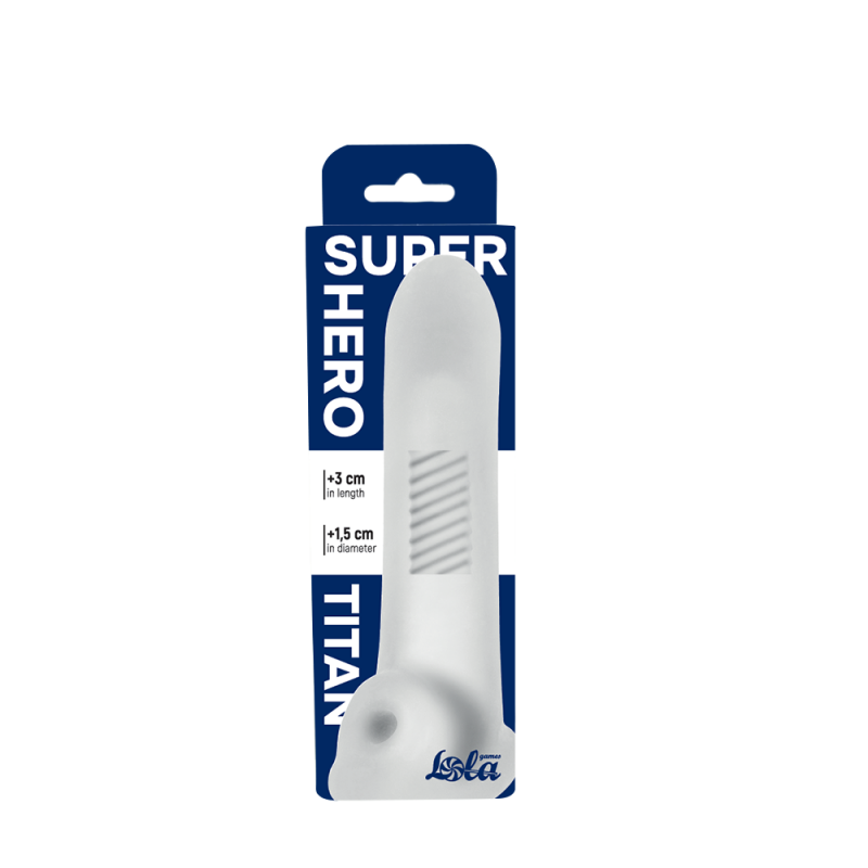 Funda Pene C/Aro Transparente +3 Titan Lola