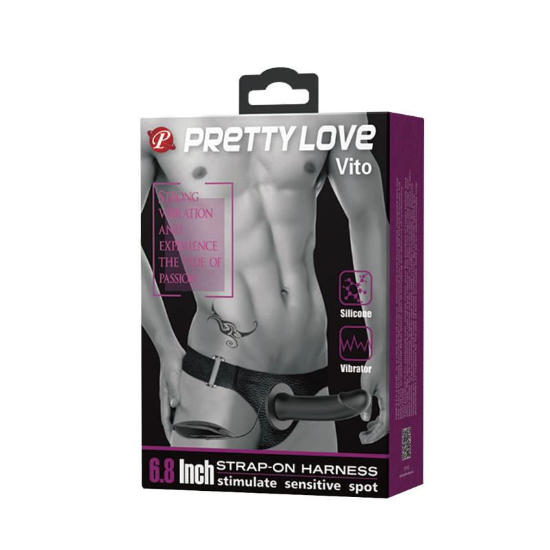 Arnes Vibrador Hueco Vito 17CM