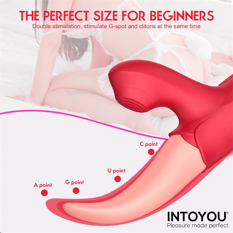 Vibrador Doble Lengua Tapping Martinella - Imagen 2